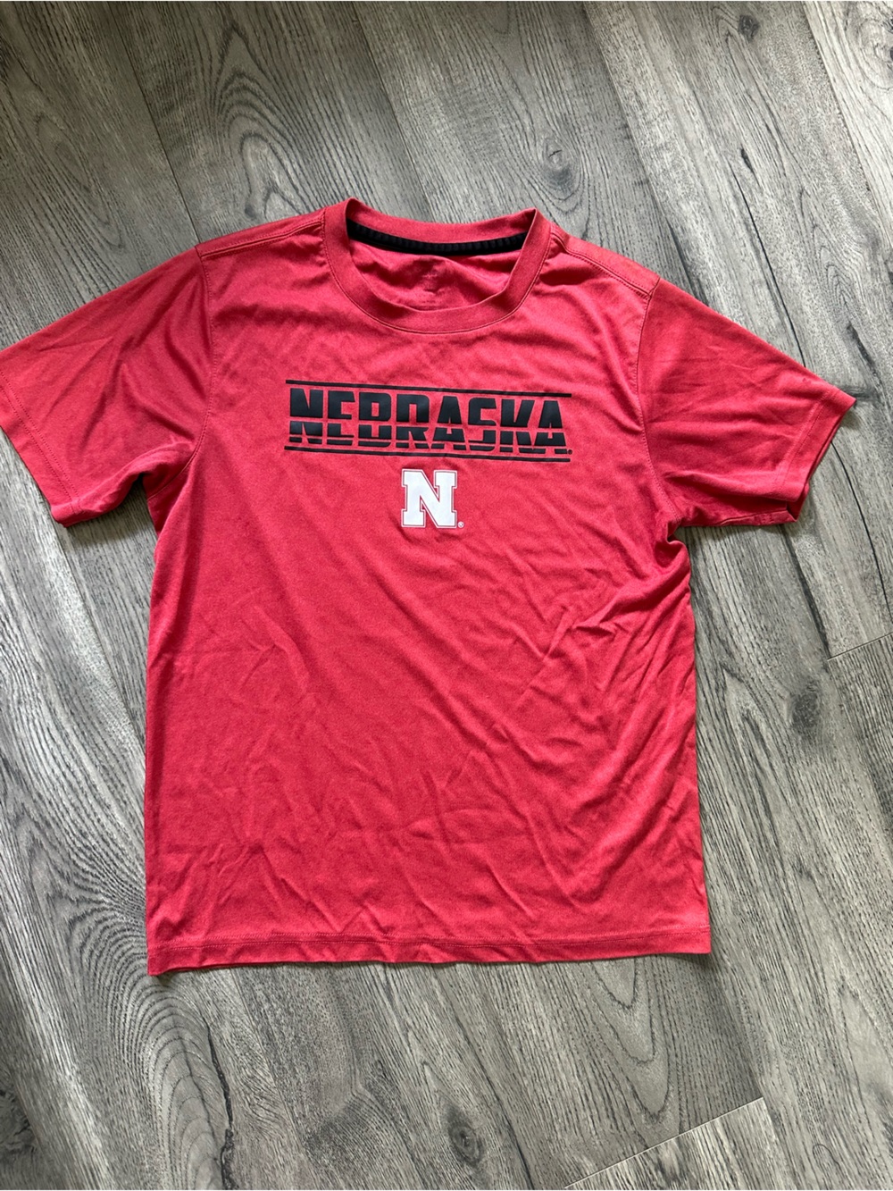 Nebraska Red Graphic Tee - Block N Logo